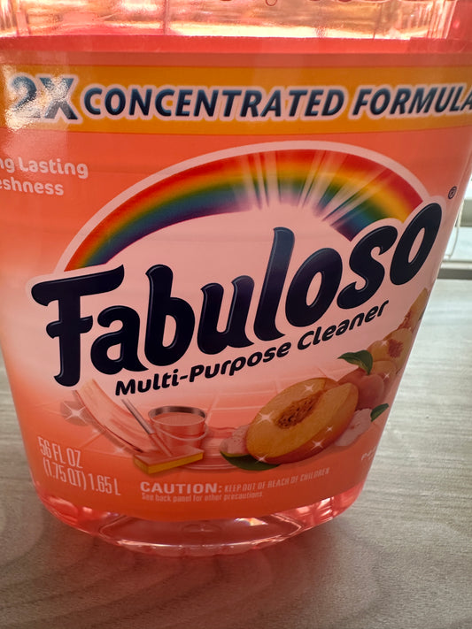 Peach Fab 32oz Container Chunks